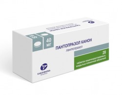 Пантопразол Канон, табл. кишечнораств. п/о пленочной 40 мг №28