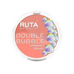 Румяна, Рута 4.5 г 2 шт Дабл баббл двойные компактные 101 сияющий оттенок спелого персика / матовый кораллово-розовый