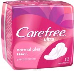 Прокладки , Carefree (Кэфри) 12 шт ультра нормал плюс