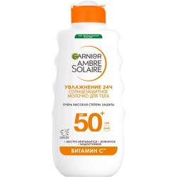 Молочко солнцезащитное Garnier Амбр Солер увлажнение 24 ч SPF50+ 175 мл