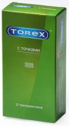 Презервативы Torex с точками 12 шт.