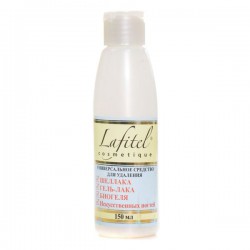 Средство Лафитель Универсальное для удаления шеллака гель-лака био-геля и искусственных ногтей 150 мл
