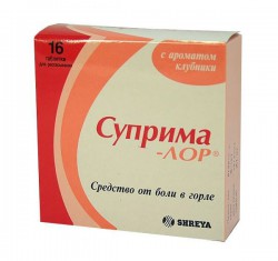 Суприма-ЛОР табл. д/рассас. 16 шт.