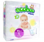 Подгузники, Ecoboo (Экобо) 3-6 кг р. S №82