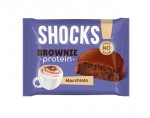 Бисквит протеиновый, FitnesShock (ФитнесШок) 50 г брауни кофе с молоком