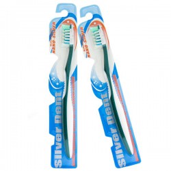 Зубная щетка Сильвер дент серебро