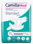Подгузники для взрослых, CamillaMed (КамиллаМед) р. XL 10 шт стандарт плюс