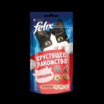 Лакомство для кошек, Felix (Феликс) 60 г хрустящее говядина