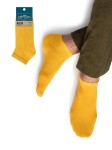 Носки мужские, Omsa (Омса) р. 42-44 (27-29) ECO Colors 402 Эко колорс укороченные Giallo желтый