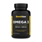 Омега-3, Bombbar (Бомббар) капсулы 1620 мг 60 шт БАД к пище жирные кислоты высокой концентрации Экстра